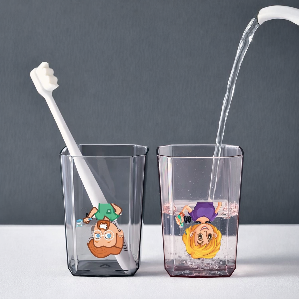 Wall Mounted Toothbrush Holder